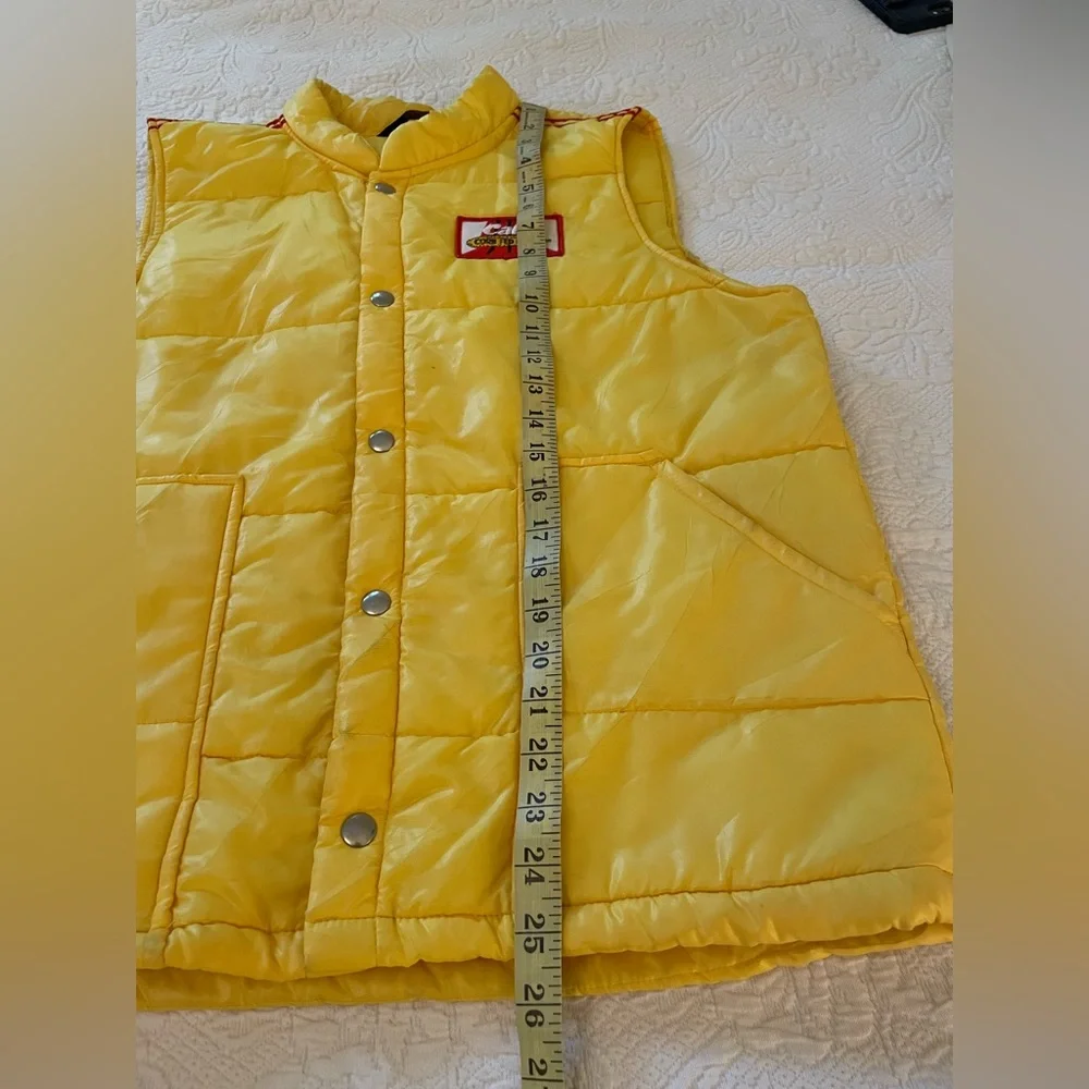 True Vintage Swingster 70’s Puffer Vest Cal’s Corn Fed Beef M